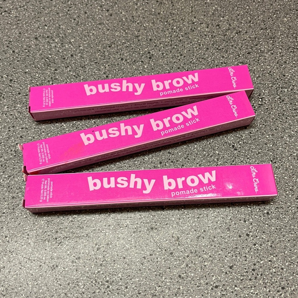 Lime Crime Bushy Brow Pomade Stick Valentine Red 3-Pack New Vegan Eyebrow Pencil